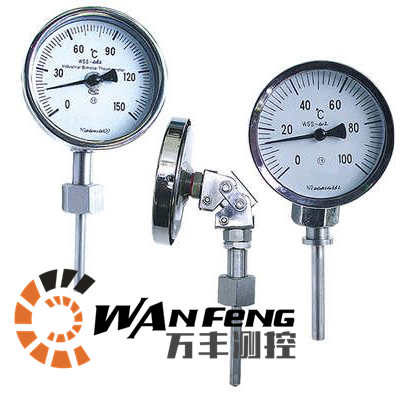 WSS-481萬(wàn)向型雙金屬溫度計(jì),WSS-481F防腐雙金屬溫度計(jì)